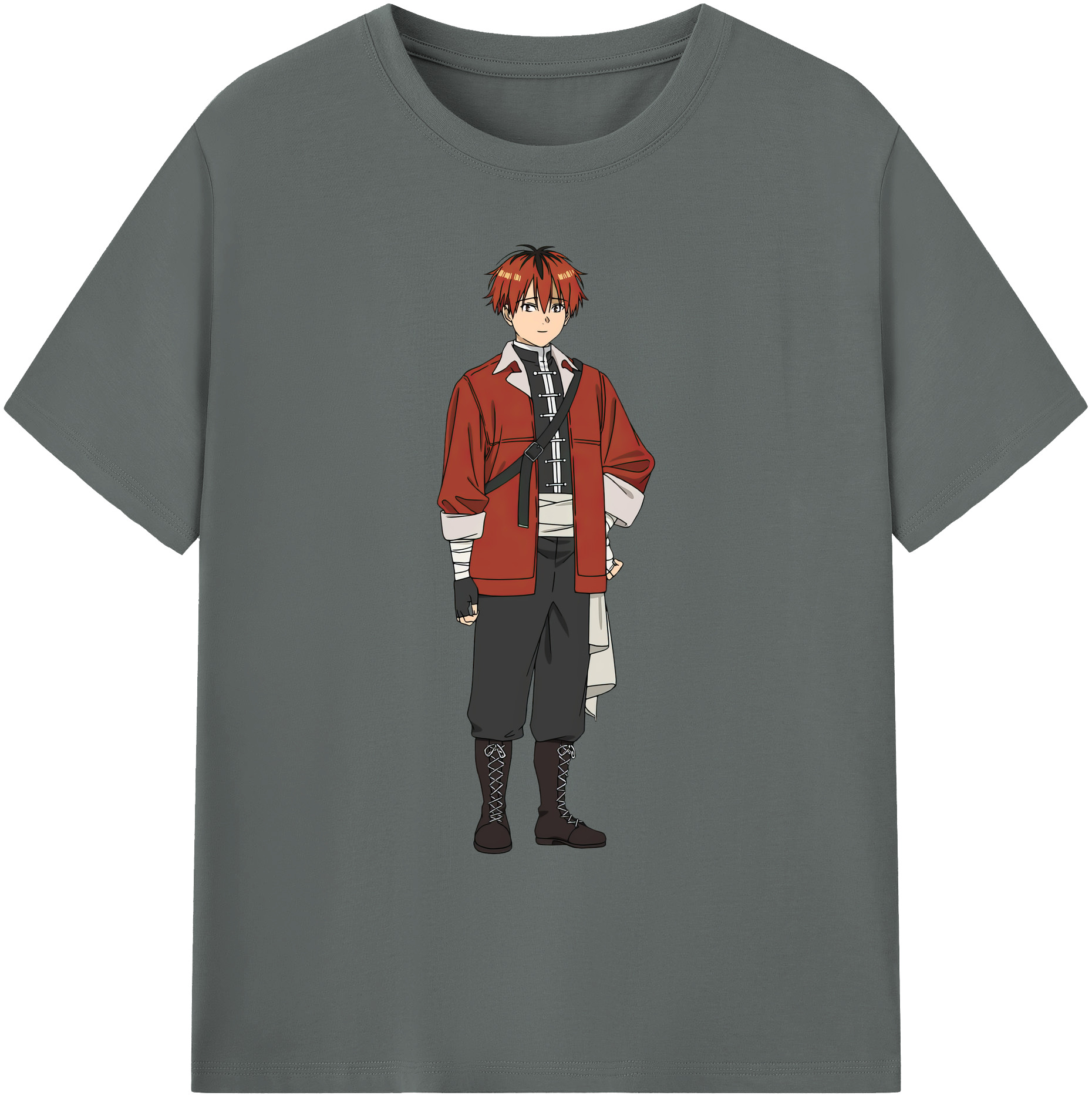 （画像用） 葬送のフリーレン Frieren 綿100％ メンズ半袖Tシャツ｜肌触りやわらか＆通気性